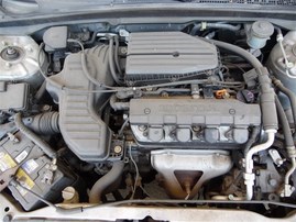 2002 Honda Civic LX Silver Sedan 1.7L AT #A24935